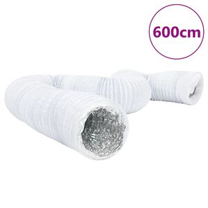 vidaXL Prezračevalni kanal aluminij in PVC 6 m &Oslash;10 cm