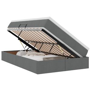 vidaXL Postelja z dodatnim prostorom za shranjevanje in vzmetnico