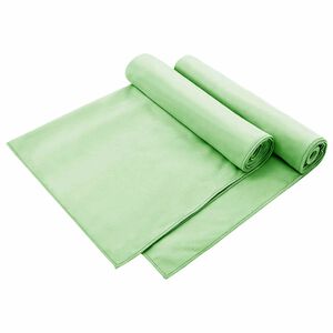 vidaXL Zunanje brisače za stole 2 kos Zelena 130 x 60 cm