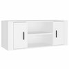 vidaXL TV omarica bela 100x35x40 cm inženirski les