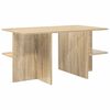 vidaXL Klubska miza Sonoma hrast 87 x 50 x 45 cm Konstruirano leseno