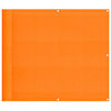 vidaXL Balkonska pregrada oranžna 90x1000 cm 100 % poliester oxford