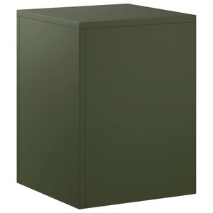 vidaXL Stojalo za rastline Olivno zelena 30 x 30 x 40 cm