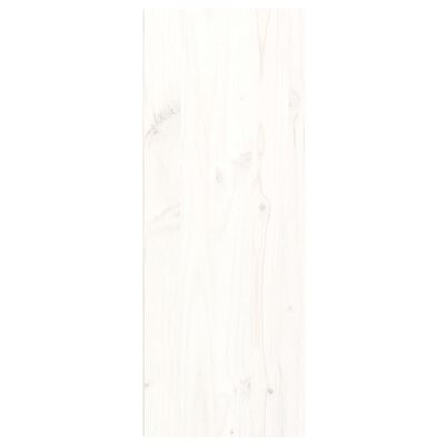 vidaXL Stenska omarica bela 30x30x80 cm trdna borovina