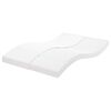 vidaXL Vzmetnica iz pene bela 140x220 cm 7-conska trdota 20 ILD
