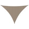 vidaXL Senčno jadro oksford blago trikotno 4x5x5 m taupe