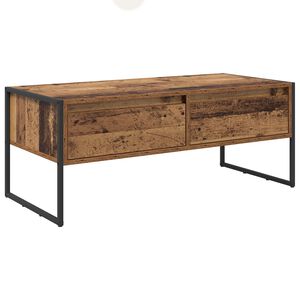 vidaXL Klubska miza Star les 100 x 46 x 40 cm Inženirski les