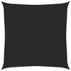 vidaXL Senčno jadro 160 g/m&sup2; črno 6x6 m HDPE