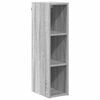 vidaXL Viseča omarica Siva Sonoma 20 x 29,5 x 80 cm Konstruiran les