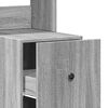 vidaXL Kuhinjska omarica siva sonoma 35x50x180 cm inženirski les