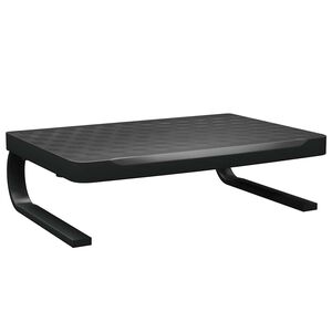vidaXL Stojalo za monitor črno 37x28x11,5 cm