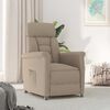 vidaXL Reclinerska stolica taupe Taupe 70.5 x 96.5 x 95 cm Poliester
