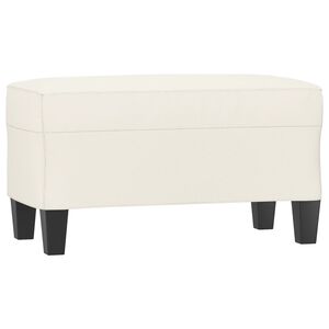 vidaXL Klop krem 70x35x41 cm umetno usnje