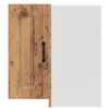 vidaXL Kuhinjska stenska kotna omarica Kalmar starinski les inž. les