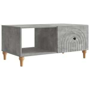 vidaXL Klubska miza Betonsko siva 90 x 50 x 40 cm Inženirski les