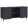 vidaXL TV omarica Črna 102 x 34,5 x 52 cm Inženirski les