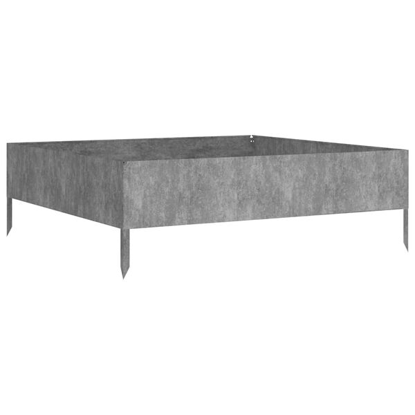 vidaXL Vrtna visoka greda 100x100x33,5 cm corten jeklo