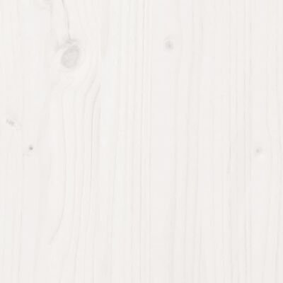 vidaXL Miza za sajenje s polico bela 108x35x75 cm trdna borovina