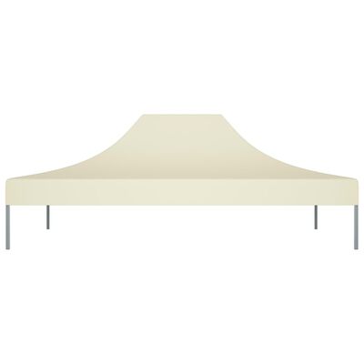 vidaXL Streha za vrtni šotor 4,5x3 m krem 270 g/m²