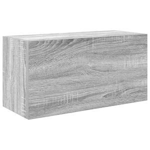 vidaXL Kopalni&scaron;ka stenska omarica siva sonoma 60x25x30 cm inž. les