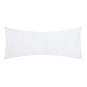 vidaXL Maskirna mreža z vrečko za shranjevanje 312x140 cm bela