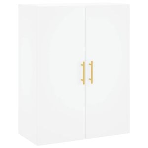 vidaXL Stenska omarica bela 69,5x34x90 cm