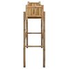 vidaXL Vrtni lonček s stojalom Naravna 100 x 38 x 114 cm Bambus