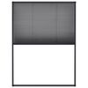 vidaXL Plise komarnik za okna aluminij antraciten 60x80cm