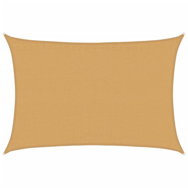 vidaXL Senčno jadro 160 g/m&sup2; pravokotno pe&scaron;čeno 3,5x4,5 m HDPE