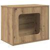 vidaXL Mačja hi&scaron;a Artisan hrast 51 x 30 x 42,5 cm Inženirski les