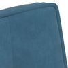 vidaXL Sprostitveni stol Blue 64x74x84 cm Velvet