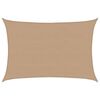 vidaXL Senčno jadro 160 g/m&sup2; taupe 5x7 m HDPE