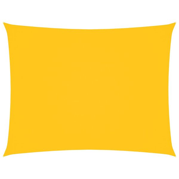 vidaXL Senčno jadro oksford blago pravokotno 2x3 m rumeno