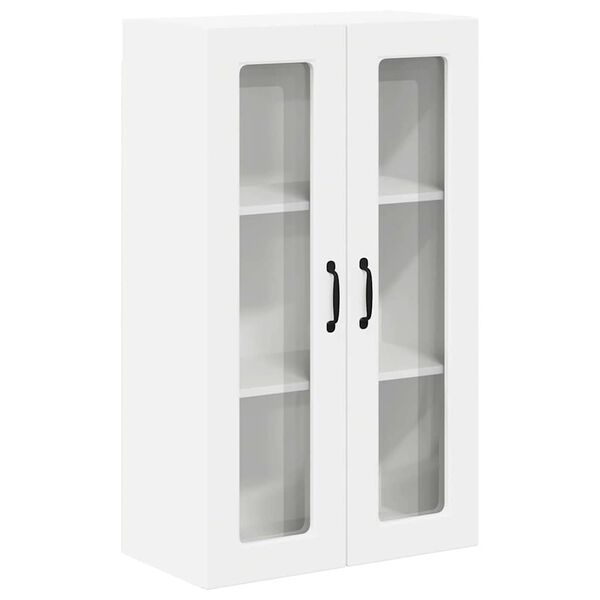 vidaXL Kuhinjski element z vrati Bela 60 x 31 x 100 cm Konstruiran les