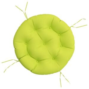 vidaXL Okrogla blazina svetlo zelena &Oslash; 60 x 11 cm oxford tkanina
