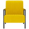 vidaXL Naslanjač iz gorčično rumenega žameta