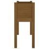 vidaXL Vrtno cvetlično korito medeno rjavo 70x31x70 cm trdna borovina