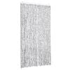 vidaXL Zavesa proti mrčesu sv. siva in temno siva 100x230 cm &scaron;enilja