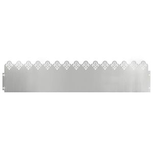 vidaXL Robniki za trato 10 kos 103 x 0,05 x 22 cm Pocinkano jeklo