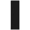 vidaXL Stenske police 2 pcs Črni hrast 50 x 15 x 85 cm Konstruiran les