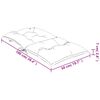 vidaXL Blazine za vrtne stole 4 kosi bež 100x50x7 cm blago