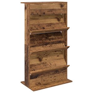 vidaXL Regal za revije Star les 70 x 41 x 126 cm Inženirski les