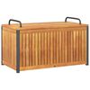 vidaXL Zunanja &scaron;katla za blazine 85x45x45/53 cm akacijev les in jeklo