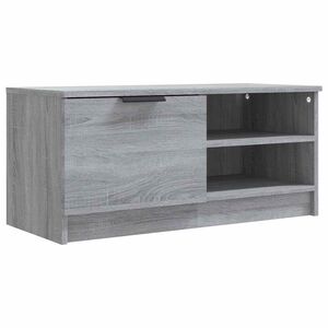 vidaXL TV omarica siva sonoma 80x35x36,5 cm konstruiran les