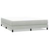 vidaXL Box Spring postelja brez vzmetnico svetlo siva 180x220 cm