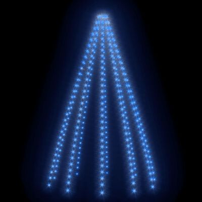 vidaXL Lučke za novoletno jelko 300 LED lučk modre 300 cm