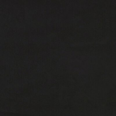 vidaXL Dnevna postelja z vzmetnico črna 80x200 cm žamet