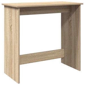 vidaXL Pisalna miza sonoma hrast 80x40x75 cm iverna plo&scaron;ča