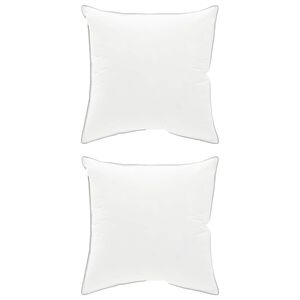 vidaXL Vzglavnik 2 kos 60 x 60 cm Avstralska volna Bela