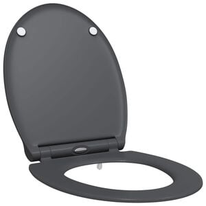 vidaXL Pokrivalo za strani&scaron;če Antracit 45,5 x 37,5 x 3,8 cm Duroplast